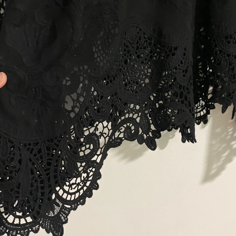 Yvonne LeFleur sheer dress blouse - Picture 2 of 7